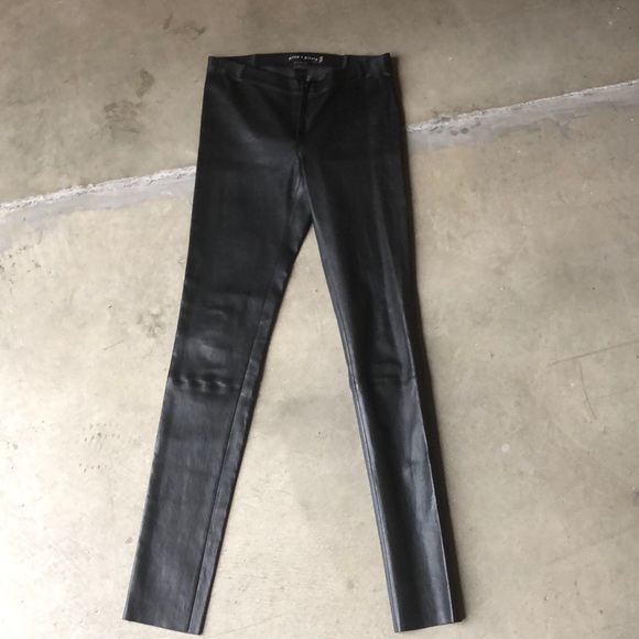 Alice + Olivia Pants - Alice + Olivia Skinny Leather Pants
